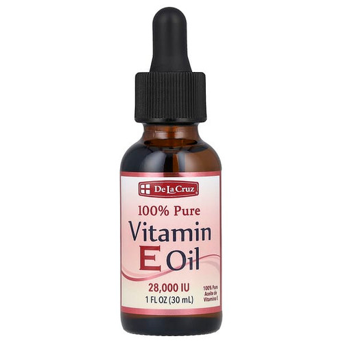 <img alt="De La Cruz, 100% Pure Vitamin E Oil, 28,000 IU, 1 fl oz (30 ml)" title="De La Cruz, 100% Pure Vitamin E Oil, 28,000 IU, 1 fl oz (30 ml),024286155100"
