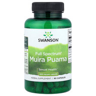 <img alt="Swanson Vitamins, Full Spectrum Muira Puama, 400 mg, 90 Capsules" title="Swanson Vitamins, Full Spectrum Muira Puama, 400 mg, 90 Capsules,087614111339"