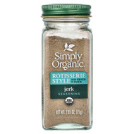 <img alt="Simply Organic, Rotisserie Style Seasoning, Jerk, 2.65 oz (75 g)" title="Simply Organic, Rotisserie Style Seasoning, Jerk, 2.65 oz (75 g),089836190963"