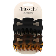 <img alt="Kitsch, Large Claw Clips, Black & Tort, 2pc Set" title="Kitsch, Large Claw Clips, Black & Tort, 2pc Set,819677024871"