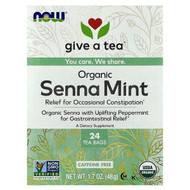 <img alt="Now Foods, Organic Senna Mint Tea, Caffeine Free, 24 Tea Bags, 1.7 oz (48 g)" title="Now Foods, Organic Senna Mint Tea, Caffeine Free, 24 Tea Bags, 1.7 oz (48 g),733739042682"