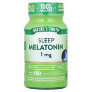 <img alt="Natures Truth, Sleep Melatonin, 1 mg, 180 Tablets" title="Natures Truth, Sleep Melatonin, 1 mg, 180 Tablets,840093106094"