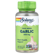 <img alt="Solaray, True Herbs, Garlic, 500 mg, 100 VegCaps" title="Solaray, True Herbs, Garlic, 500 mg, 100 VegCaps,076280012897"