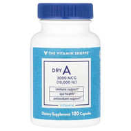 <img alt="The Vitamin Shoppe, Dry A, 3,000 mcg (10,000 IU), 100 Capsules" title="The Vitamin Shoppe, Dry A, 3,000 mcg (10,000 IU), 100 Capsules,766536012619"