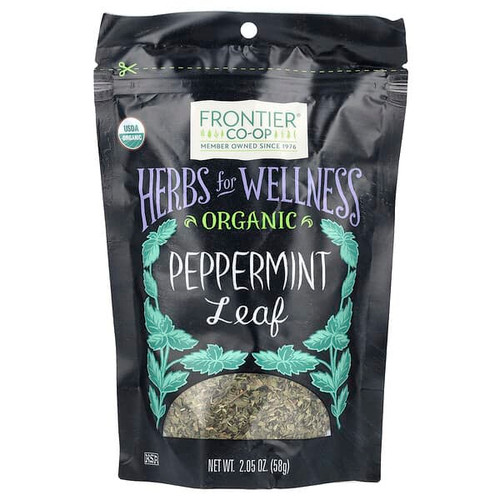<img alt="Frontier Co-op, Organic Peppermint Leaf, 2.05 oz (58 g)" title="Frontier Co-op, Organic Peppermint Leaf, 2.05 oz (58 g),089836311139"