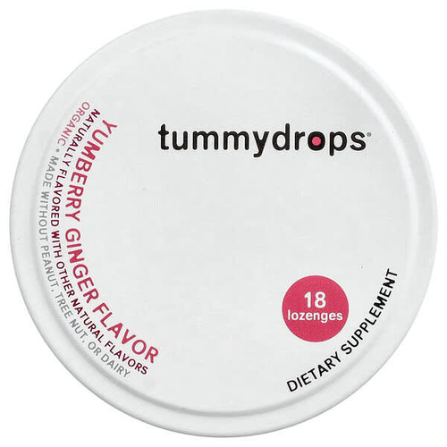 <img alt="Tummydrops, Yumberry Ginger, 18 Lozenges" title="Tummydrops, Yumberry Ginger, 18 Lozenges,850573003553"