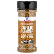 <img alt="McCormick, All Purpose Seasoning, Garlic and Onion + Black Pepper and Sea Salt, 4.25 oz (120 g)" title="McCormick, All Purpose Seasoning, Garlic and Onion + Black Pepper and Sea Salt, 4.25 oz (120 g),052100040806"