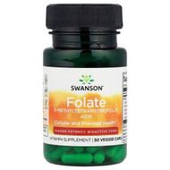 <img alt="3 PACK of Swanson, Folate, 30 Veggie Caps (1,360 mcg DFE per Cap)" title="3 PACK of Swanson, Folate, 30 Veggie Caps (1,360 mcg DFE per Cap),087614211015"