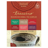 <img alt="Teeccino, Mushroom Herbal Tea Sampler, 6 Flavors, Caffeine Free, 12 Tea Bags, 2.54 oz (72 g)" title="Teeccino, Mushroom Herbal Tea Sampler, 6 Flavors, Caffeine Free, 12 Tea Bags, 2.54 oz (72 g),795239450015"