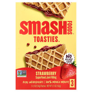<img alt="Smash Foods, Toasties, Strawberry, 3 Pastries, 1.9 oz (54 g) Each" title="Smash Foods, Toasties, Strawberry, 3 Pastries, 1.9 oz (54 g) Each,850055550308"