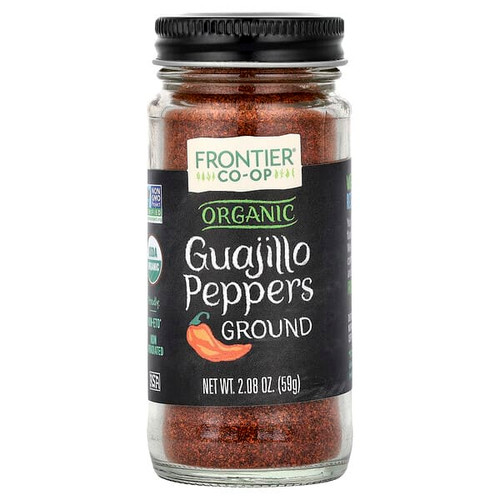<img alt="Frontier Co-op, Organic Guajillo Peppers Ground, 2.08 oz (59 g)" title="Frontier Co-op, Organic Guajillo Peppers Ground, 2.08 oz (59 g),089836221292"