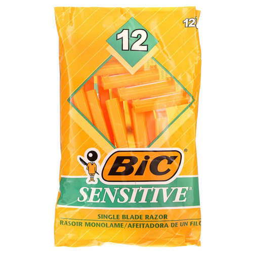 <img alt="BIC, Sensitive, Single Blade Disposable Razors, 12 Razors" title="BIC, Sensitive, Single Blade Disposable Razors, 12 Razors,070330708419"