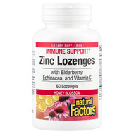 <img alt="Natural Factors, Zinc Lonzenges, With Elderberry, Echinacea & Vitamin C, Honey Blossom, 60 Lozenges" title="Natural Factors, Zinc Lonzenges, With Elderberry, Echinacea & Vitamin C, Honey Blossom, 60 Lozenges,068958016887"