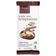 <img alt="Chuao Chocolatier, Dark Chocolate Bar, Triple Nut Temptation, 3.5 oz (100 g)" title="Chuao Chocolatier, Dark Chocolate Bar, Triple Nut Temptation, 3.5 oz (100 g),872629001825"