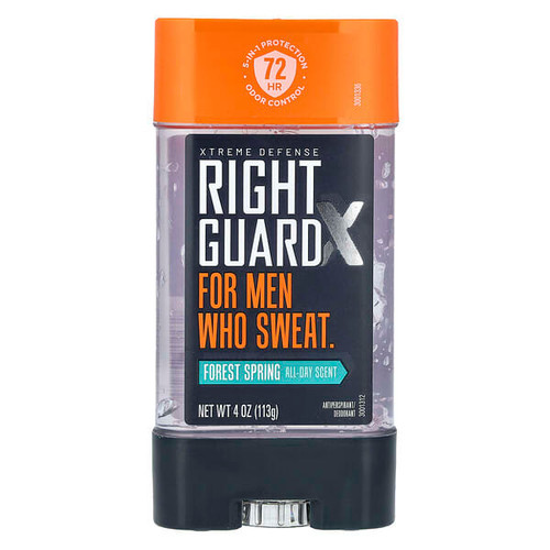 <img alt="Right Guard, Xtreme Defense, Antiperspirant Deodorant, Forest Spring, 4 oz (113 g)" title="Right Guard, Xtreme Defense, Antiperspirant Deodorant, Forest Spring, 4 oz (113 g),850042203279"