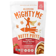<img alt="Mission MightyMe, Nutty Puffs, Organic Peanut Butter + Strawberry, 1.5 oz (42 g)" title="Mission MightyMe, Nutty Puffs, Organic Peanut Butter + Strawberry, 1.5 oz (42 g),860001393989"