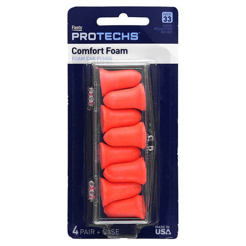 <img alt="Flents, Protechs, Comfort Foam, Foam Ear Plugs, 4 Pairs + Case" title="Flents, Protechs, Comfort Foam, Foam Ear Plugs, 4 Pairs + Case,077602000301"