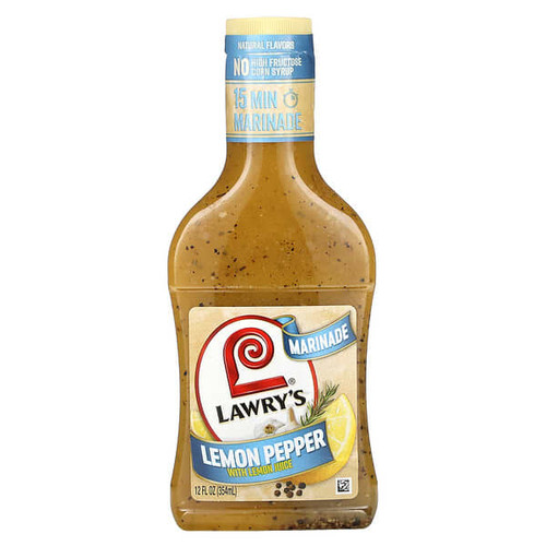 <img alt="Lawrys, Marinade, Lemon Pepper With Lemon Juice, 12 fl oz (354 ml)" title="Lawrys, Marinade, Lemon Pepper With Lemon Juice, 12 fl oz (354 ml),021500048040"