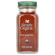 <img alt="Simply Organic, Hot Paprika, 2.86 oz (81 g)" title="Simply Organic, Hot Paprika, 2.86 oz (81 g),089836196507"