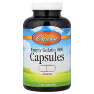 <img alt="Carlson, Empty Gelatin Capsules #00, 150 Capsules" title="Carlson, Empty Gelatin Capsules #00, 150 Capsules,088395094224"