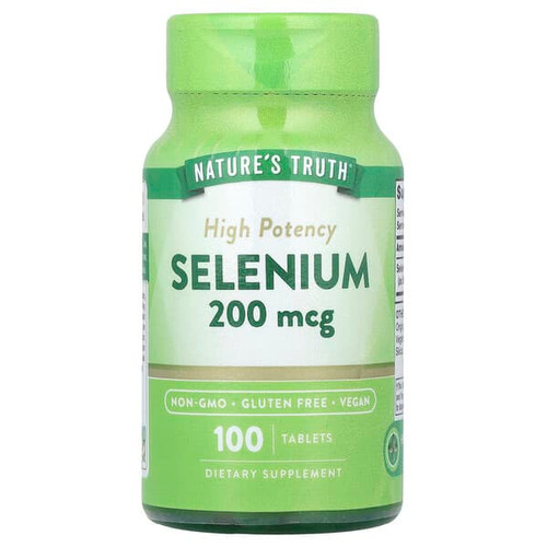 <img alt="Natures Truth, Selenium, High Potency, 200 mcg, 100 Tablets" title="Natures Truth, Selenium, High Potency, 200 mcg, 100 Tablets,840093101969"
