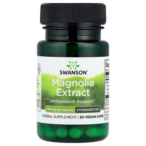 <img alt="Swanson Vitamins, Magnolia Extract, 200 mg, 30 Vegan Caps" title="Swanson Vitamins, Magnolia Extract, 200 mg, 30 Vegan Caps,087614142258"