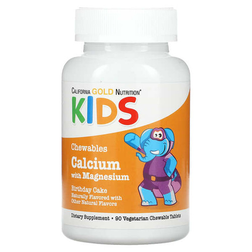 <img alt="California Gold Nutrition, Chewable Calcium with Magnesium For Children, Birthday Cake, 90 Vegetarian Tablets" title="California Gold Nutrition, Chewable Calcium with Magnesium For Children, Birthday Cake, 90 Vegetarian Tablets,898220022755"