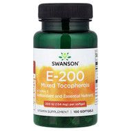 <img alt="Swanson Vitamins, Vitamin E Mixed Tocopherols, 134 mg (200 IU), 100 Softgels" title="Swanson Vitamins, Vitamin E Mixed Tocopherols, 134 mg (200 IU), 100 Softgels,087614011486"