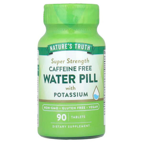 <img alt="Natures Truth, Water Pill with Potassium, Caffeine Free, 90 Tablets" title="Natures Truth, Water Pill with Potassium, Caffeine Free, 90 Tablets,840093109095"
