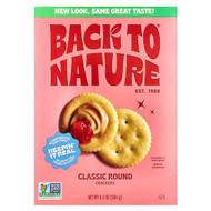 <img alt="Back to Nature, Crackers, Classic Round, 6.5 oz (184 g)" title="Back to Nature, Crackers, Classic Round, 6.5 oz (184 g),819898010103"