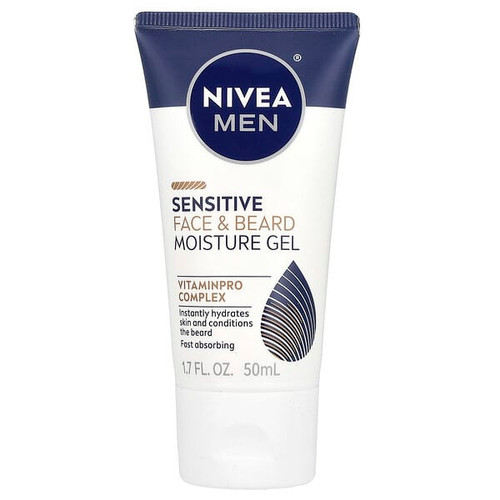 <img alt="Nivea, Men, Sensitive Face & Beard Moisture Gel, 1.7 fl oz (50 ml)" title="Nivea, Men, Sensitive Face & Beard Moisture Gel, 1.7 fl oz (50 ml),072140038724"