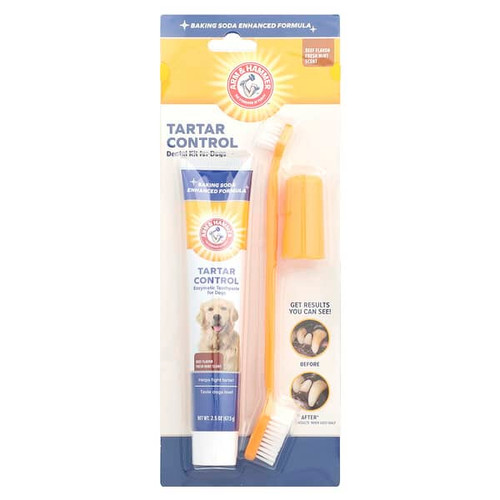 <img alt="Arm & Hammer, Tartar Control, Dental Kit For Dogs, Beef , 3 Piece Kit" title="Arm & Hammer, Tartar Control, Dental Kit For Dogs, Beef , 3 Piece Kit,742797734088"