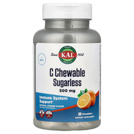 <img alt="KAL, C Chewable Sugarless, Natural Orange, 60 Chewables" title="KAL, C Chewable Sugarless, Natural Orange, 60 Chewables,021245671978"