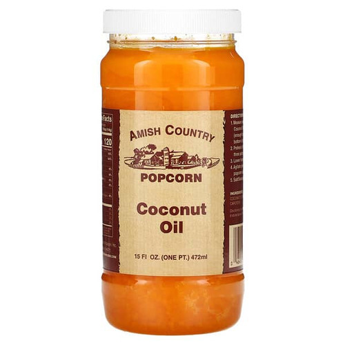 <img alt="Amish Country Popcorn, Coconut Oil, 15 fl oz (472 ml)" title="Amish Country Popcorn, Coconut Oil, 15 fl oz (472 ml),046457300164"