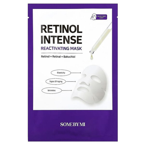 <img alt="3 PACK of SOME BY MI, Retinol Intense, Reactivating Beauty Mask, 1 Sheet Mask, 0.77 oz (22 g)" title="3 PACK of SOME BY MI, Retinol Intense, Reactivating Beauty Mask, 1 Sheet Mask, 0.77 oz (22 g),8809647392637"