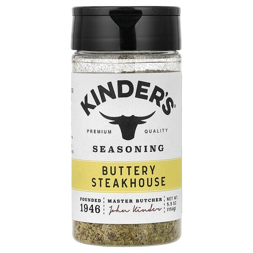 <img alt="KINDERs, Seasoning, Buttery Steakhouse, 5.5 oz (156 g)" title="KINDERs, Seasoning, Buttery Steakhouse, 5.5 oz (156 g),755795375276"