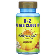 <img alt="Natures Life, Vitamin D-2, 50 mcg (2,000 IU), 90 Vegetarian Capsules" title="Natures Life, Vitamin D-2, 50 mcg (2,000 IU), 90 Vegetarian Capsules,040647132368"