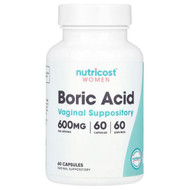 <img alt="Nutricost, Women, Boric Acid, Vaginal Suppository, 600 mg , 60 Capsules" title="Nutricost, Women, Boric Acid, Vaginal Suppository, 600 mg , 60 Capsules,810014678856"