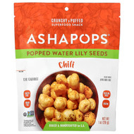 <img alt="AshaPops, Popped Water Lily Seeds, Chili, 1 oz (28 g)" title="AshaPops, Popped Water Lily Seeds, Chili, 1 oz (28 g),860000403849"