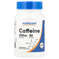 <img alt="Nutricost, Caffeine, 200 mg , 30 Capsules" title="Nutricost, Caffeine, 200 mg , 30 Capsules,810014677231"