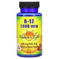 <img alt="Natures Life, B-12, 1,000 mcg, 100 Tablets" title="Natures Life, B-12, 1,000 mcg, 100 Tablets,040647001336"