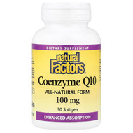<img alt="Natural Factors, Coenzyme Q10, 100 mg, 30 Softgels" title="Natural Factors, Coenzyme Q10, 100 mg, 30 Softgels,068958020709"