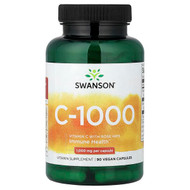 <img alt="Swanson Vitamins, C-1000, 90 Vegan Capsules" title="Swanson Vitamins, C-1000, 90 Vegan Capsules,087614110547"