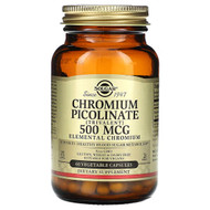 <img alt="Solgar, Chromium Picolinate, 500 mcg, 60 Vegetable Capsules" title="Solgar, Chromium Picolinate, 500 mcg, 60 Vegetable Capsules,033984008717"