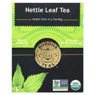 <img alt="Buddha Teas, Organic Herbal Tea, Nettle Leaf, Caffeine Free , 18 Tea Bags, 0.83 oz (24 g)" title="Buddha Teas, Organic Herbal Tea, Nettle Leaf, Caffeine Free , 18 Tea Bags, 0.83 oz (24 g),819005010361"