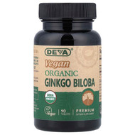 <img alt="Deva, Vegan Organic Ginkgo Biloba, 90 Tablets (300 mg Per tablet)" title="Deva, Vegan Organic Ginkgo Biloba, 90 Tablets (300 mg Per tablet),895634000140"