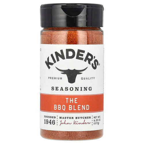 <img alt="KINDERs, Seasoning, The BBQ Blend , 6.25 oz (177 g)" title="KINDERs, Seasoning, The BBQ Blend , 6.25 oz (177 g),755795375528"