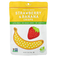 <img alt="Natures Turn, Freeze-Dried Strawberry & Banana Crisps, 1.2 oz (34 g)" title="Natures Turn, Freeze-Dried Strawberry & Banana Crisps, 1.2 oz (34 g),856366002062"