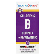 <img alt="Superior Source, Childrens B Complex with Vitamin C, 60 MicroLingual Instant Dissolve Tablets" title="Superior Source, Childrens B Complex with Vitamin C, 60 MicroLingual Instant Dissolve Tablets,076635900800"