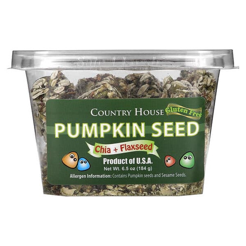 <img alt="Country House, Pumpkin Seed, Chia + Flaxseed, 6.5 oz (184 g)" title="Country House, Pumpkin Seed, Chia + Flaxseed, 6.5 oz (184 g),642526681792"